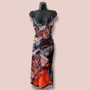 Averie Kate Draped MIDI Dress Size XXL